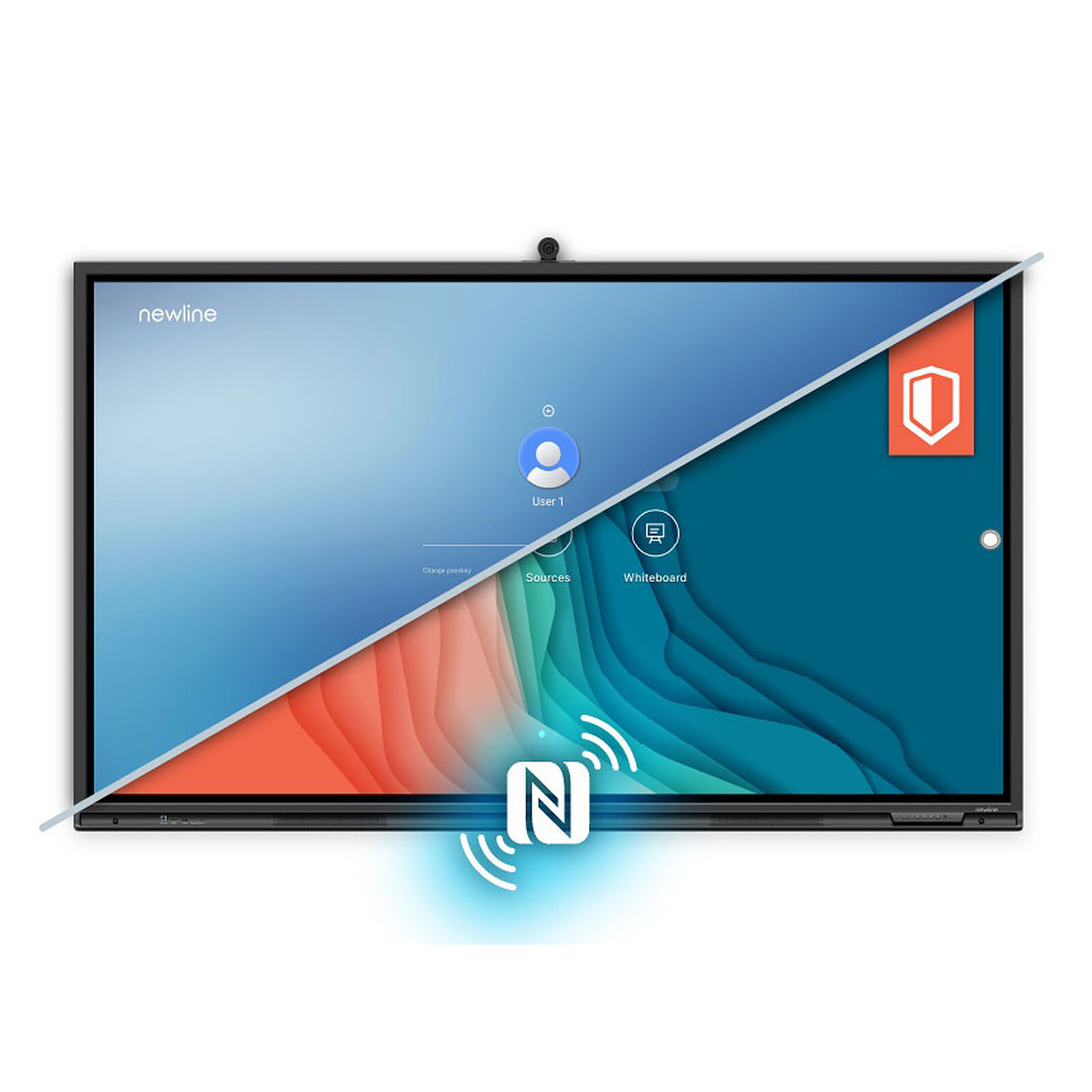 Écran interactif Newline Q+ Pro 75″ 4K — Google EDLA (TT-7523QCA+)