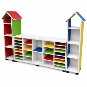 Bibliothèque décorative pour maternelle